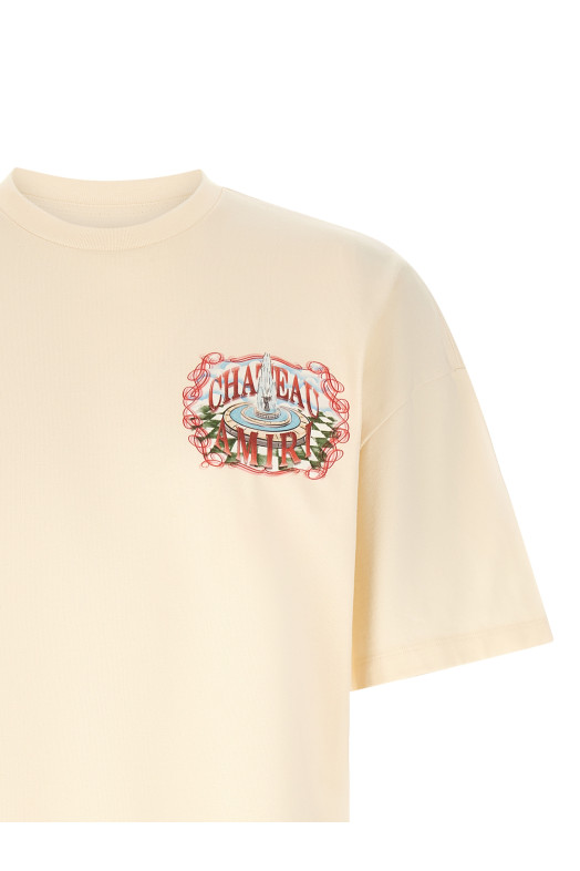 'Chateau Sketch' T-shirt Beige