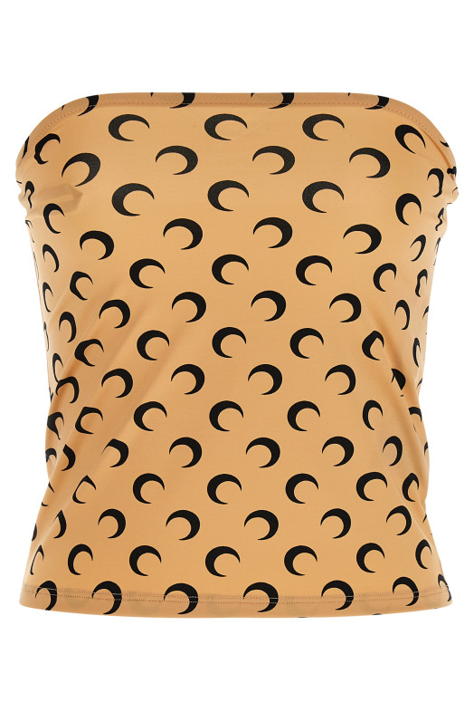 'All Over Moon' top Beige