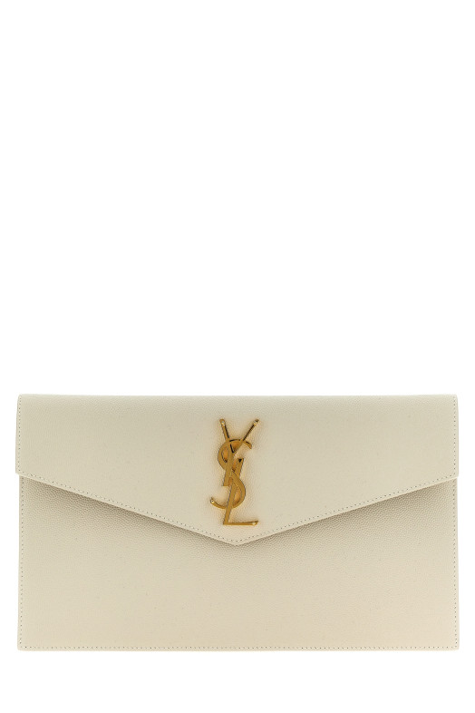 'Uptown' clutch White