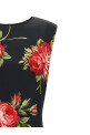 'Bouquet Rose' dress Black