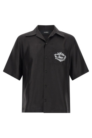 'Chateau Crest Camp' shirt Black