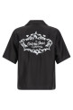 'Chateau Crest Camp' shirt Black
