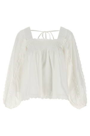 Cotton blouse White