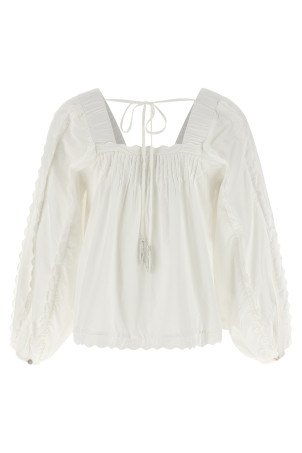 Cotton blouse White