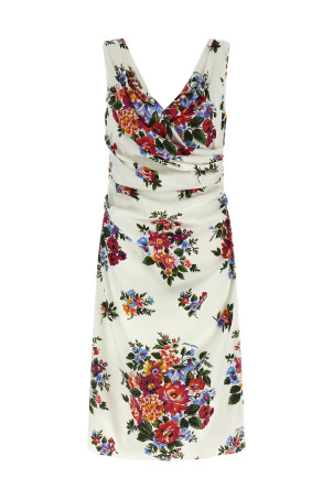 'Mazzo di Fiori' dress White