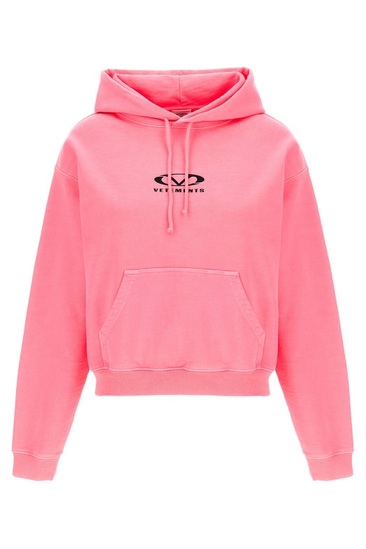 'Oval Logo' hoodie Pink