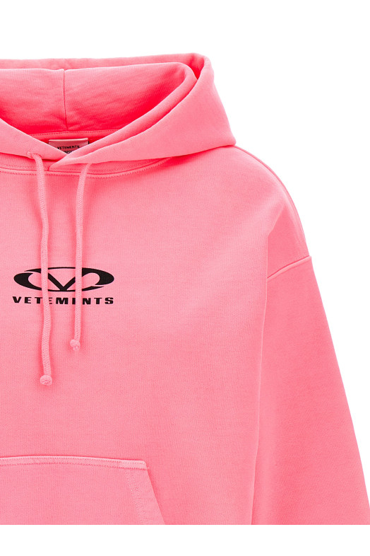 'Oval Logo' hoodie Pink