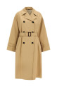 'Ninfa' capsule 'A Weekend With An Artist' trench coat Beige