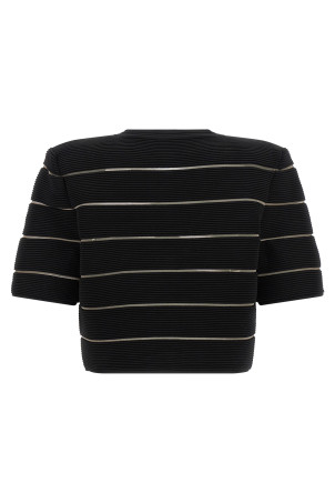 Cropped cardigan Black