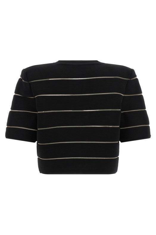 Cropped cardigan Black