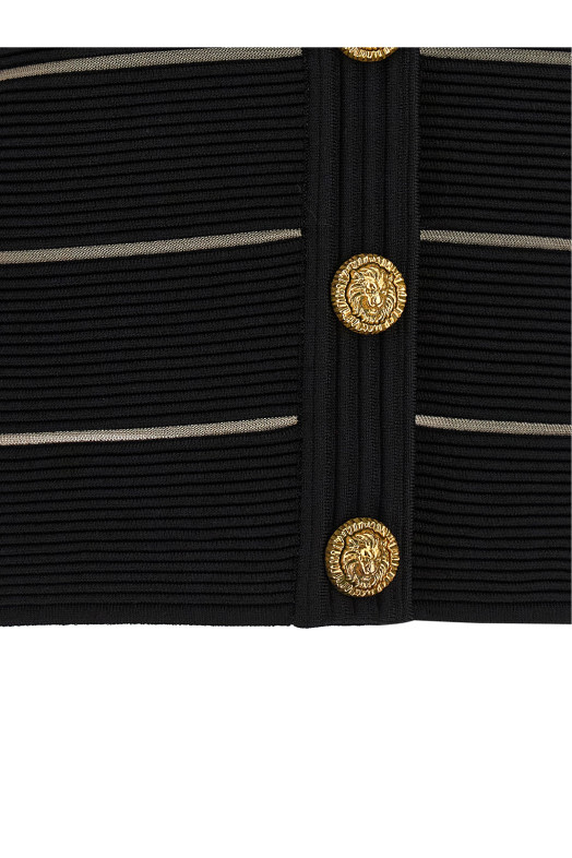 Cropped cardigan Black