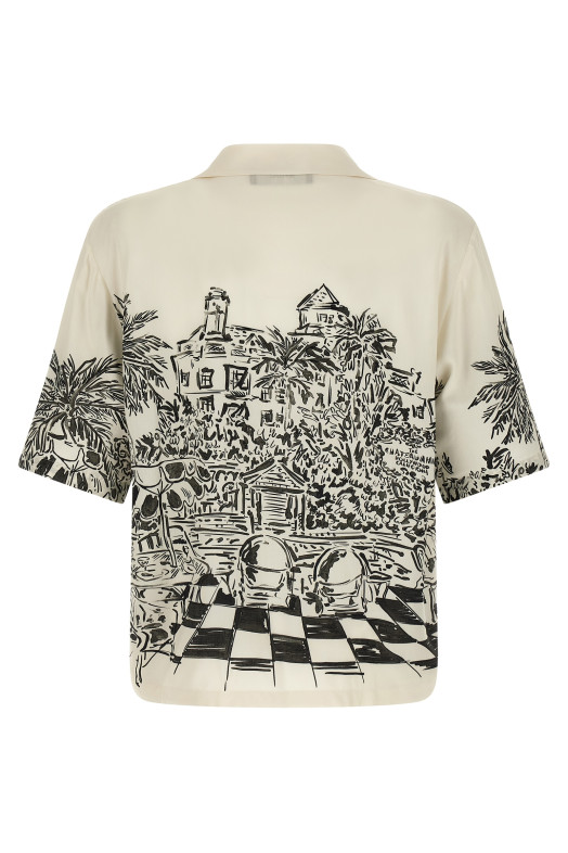 'Chateau Sketch' shirt Black-grey