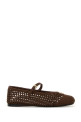 Brown crochet ballerinas PRADA (1F364OF0052F46)