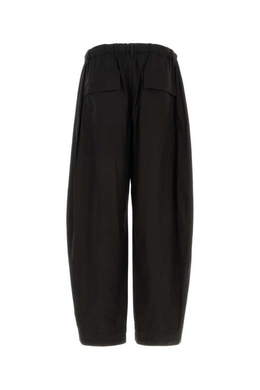 Black cotton wide-leg pant SACAI (2603923M)