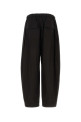 Black cotton wide-leg pant SACAI (2603923M)