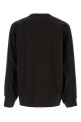 Black jersey and poplin oversize t-shirt SACAI (2603954M)