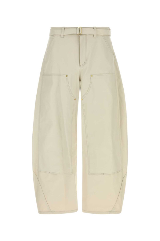 Ivory cotton Sacai x Carhartt WIP pant Black SACAI BY CARHARTT (2603992M)