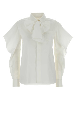 White poplin shirt Blue SACAI (2608327)