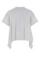 White cotton t-shirt Multicolor SACAI (2608404)