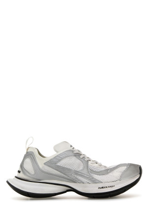 White mesh and rubber Circuit sneakers White/Black BALENCIAGA (793945WFLGY)