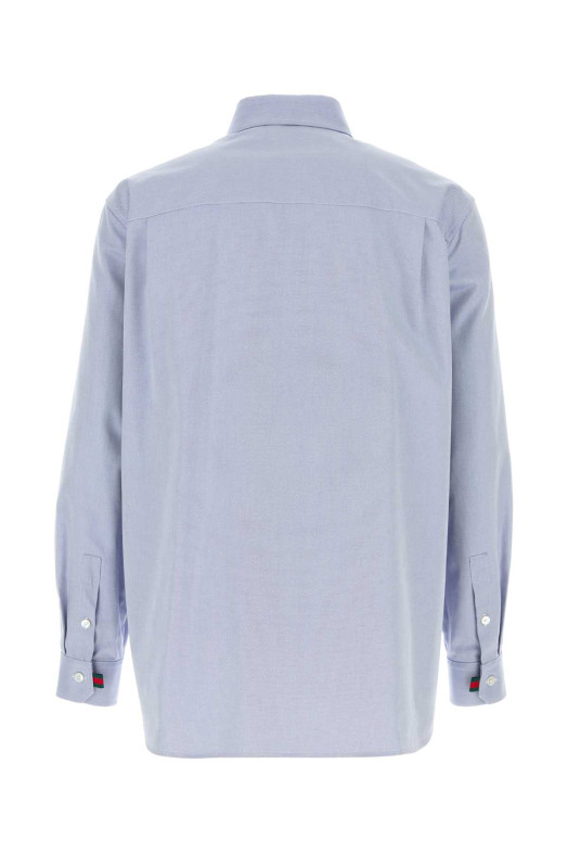 Powder blue oxford shirt GUCCI (852704ZASM7)