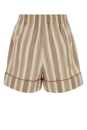 Embroidered cotton shorts SAINT LAURENT (861592Y2N58)