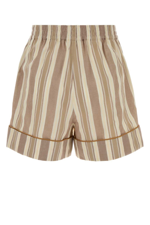 Embroidered cotton shorts SAINT LAURENT (861592Y2N58)