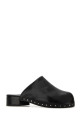 Black leather Naoto mules OUR LEGACY (A2257NCB)