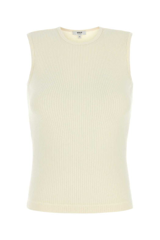 Ivory stretch lyocell blend Binx tank top AGOLDE (A72923048)