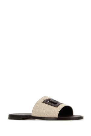 Two-tone canvas slippers DOLCE & GABBANA (A80590A0106)