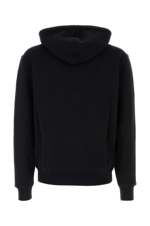 Black cotton sweatshirt AMI (BFUSW435730)