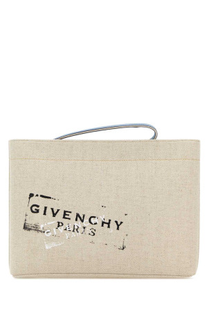Sand canvas clutch GIVENCHY (BK60FVK21J)