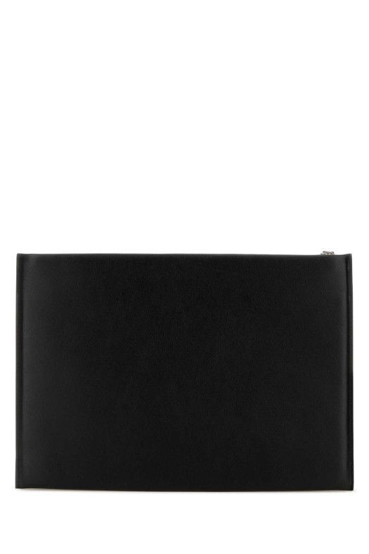 Black leather large Antigona Stamped clutch GIVENCHY (BK60FXK21L)