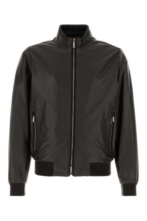 Dark brown leather Carasco jacket MOORER (CARASCOP14)