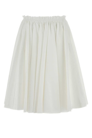 White poplin skirt White AMI (FSK444CO0063)