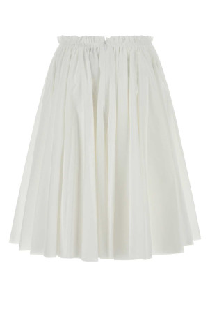 White poplin skirt White AMI (FSK444CO0063)
