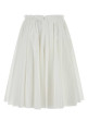 White poplin skirt White AMI (FSK444CO0063)