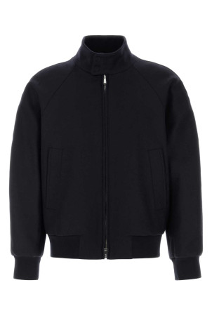 Midnight blue stretch cashmere jacket FENDI (FW1333APOA)