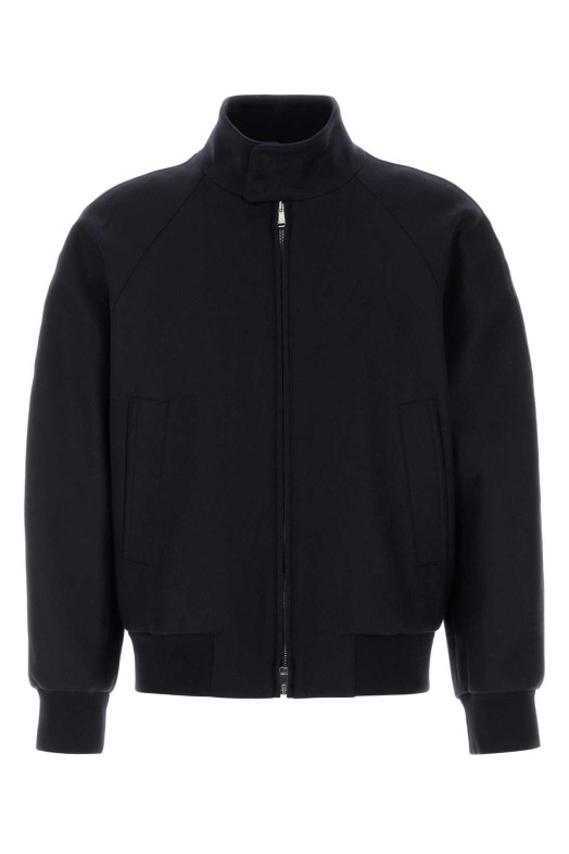 Midnight blue stretch cashmere jacket FENDI (FW1333APOA)