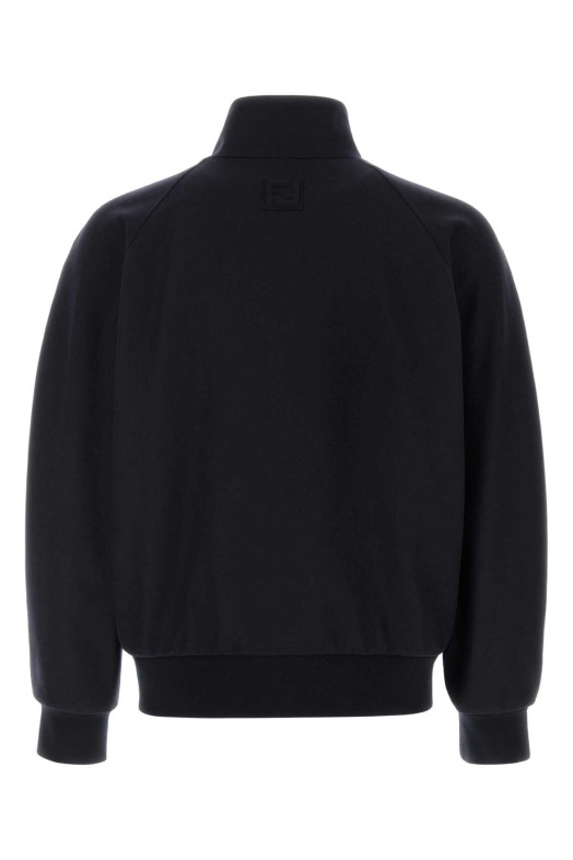 Midnight blue stretch cashmere jacket FENDI (FW1333APOA)