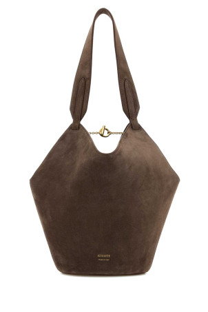 Mud suede mini Lotus shoulder bag KHAITE (H2056726L726)