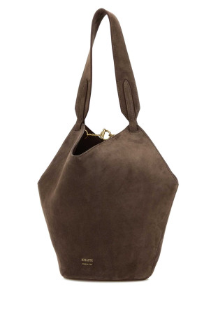 Mud suede mini Lotus shoulder bag KHAITE (H2056726L726)