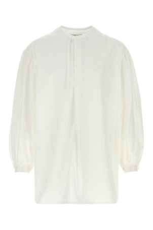 White poplin shirt Black YOHJI YAMAMOTO (HKB15054)