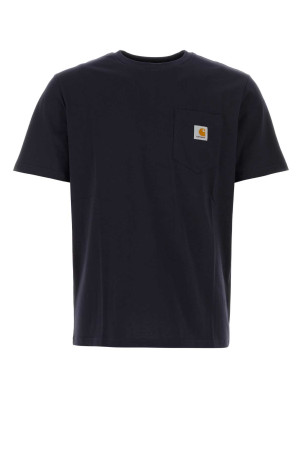 Midnight blue cotton S/S Pocket T-shirt CARHARTT WIP (I030434)