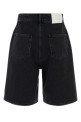 Black denim Isu bermuda shorts LOULOU DE SAISON (ISULDS)