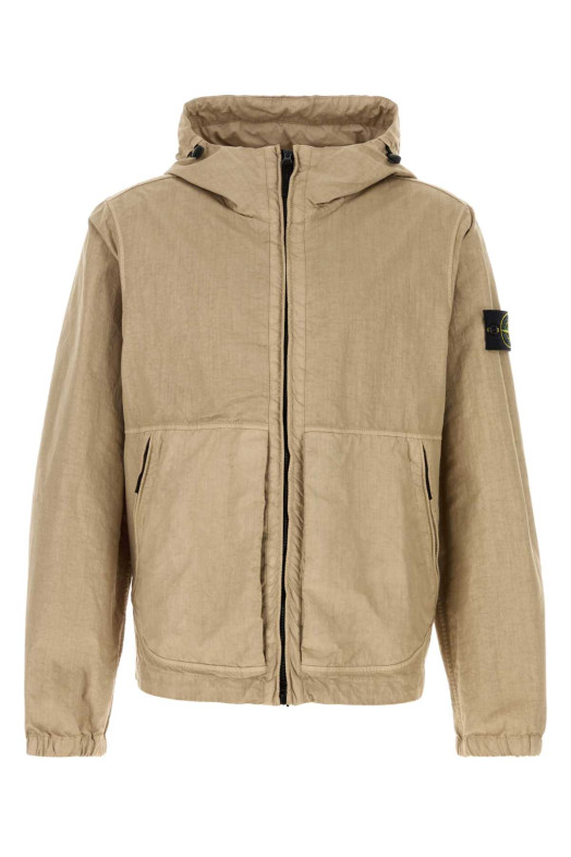 Cappuccino nylon jacket STONE ISLAND (L1S154100053S0069)
