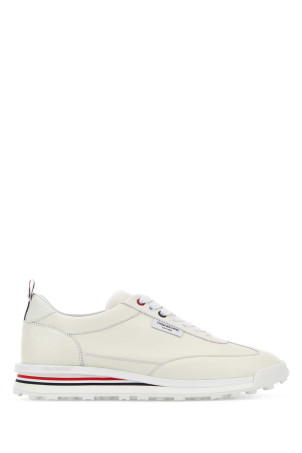 White leather sneakers White THOM BROWNE (MFE018BL0064)