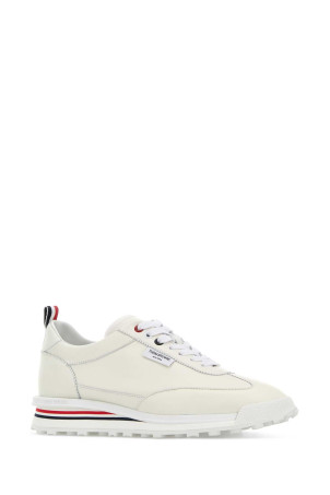 White leather sneakers White THOM BROWNE (MFE018BL0064)