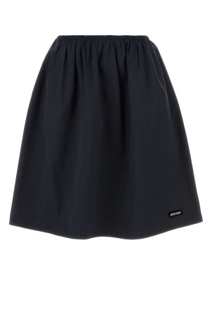 Graphite poplin skirt MIU MIU (MG2425SOOO1BMS)