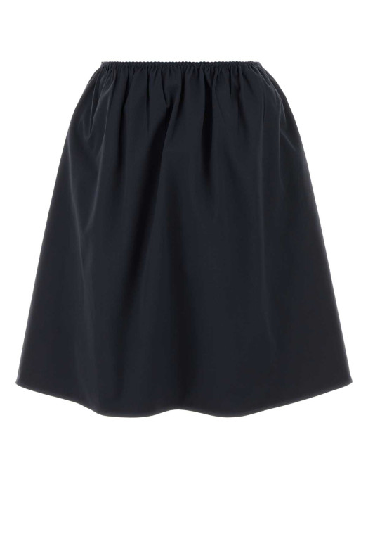 Graphite poplin skirt MIU MIU (MG2425SOOO1BMS)